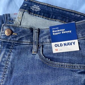 Old Navy Blue Denim High-Rise Jeans